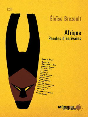 cover image of Afrique. Paroles d'écrivains